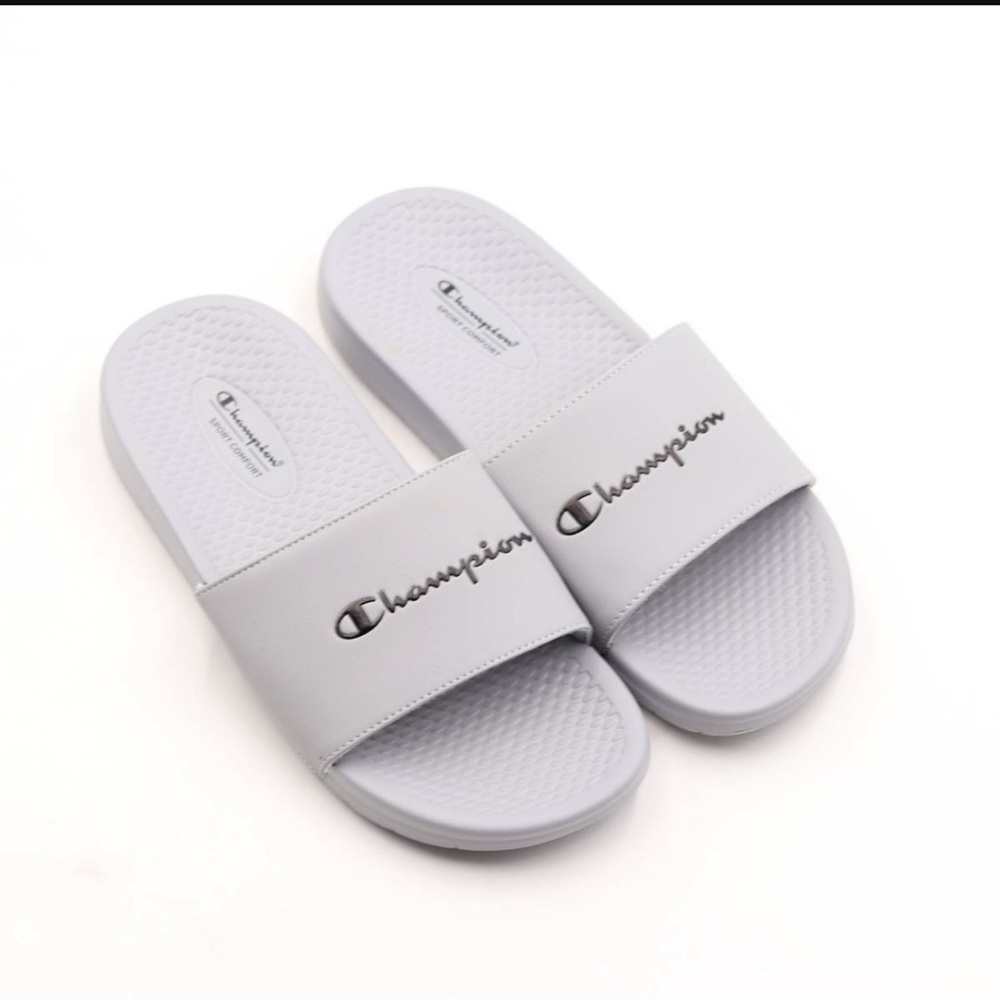 Champion 8 Mens 10 Women’s White Sliders